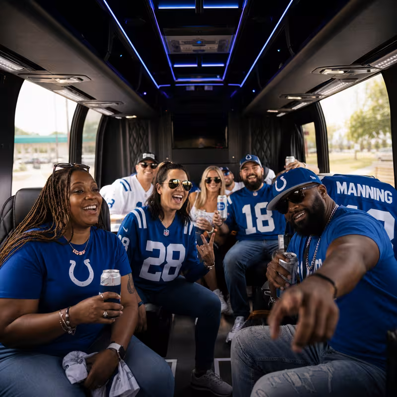 Indianapolis Sporting Event Transportation fleet vehicle