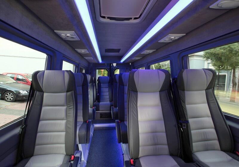 Bloomington 18 Passenger Van/Minibus Interior