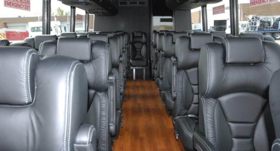 Evansville 20 Passenger Minibus Interior