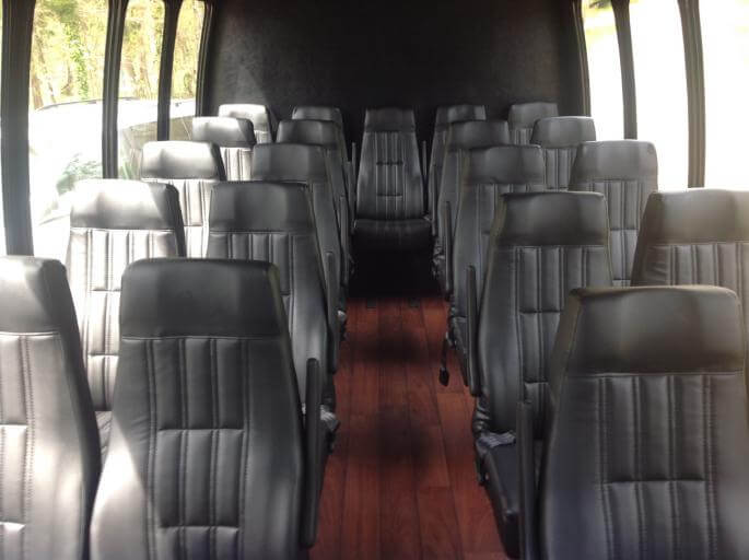 Indianapolis 30 Passenger Shuttle Bus Interior