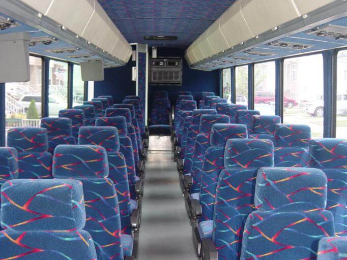 Gary 35 Passenger Shuttle Bus Interior